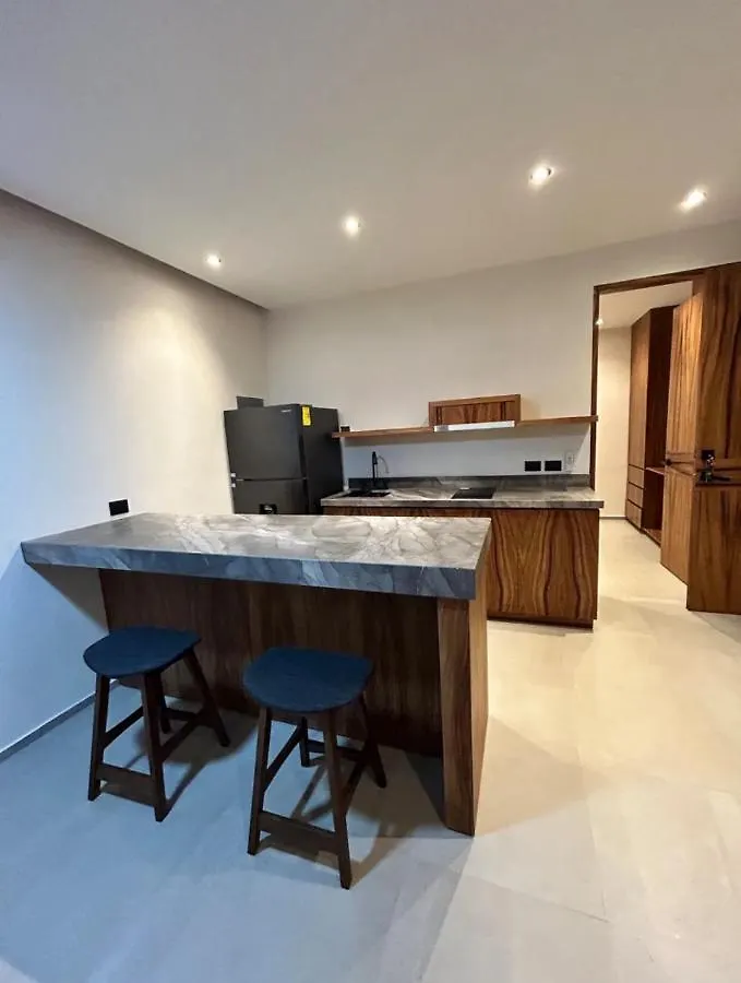 Depto#2 Lujoso Departamento En Tulum 1 Rec 아파트 멕시코