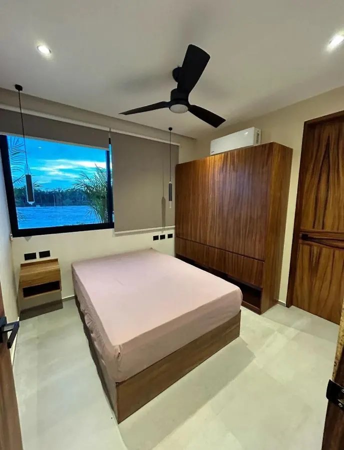 Depto#2 Lujoso Departamento En Tulum 1 Rec 아파트 멕시코