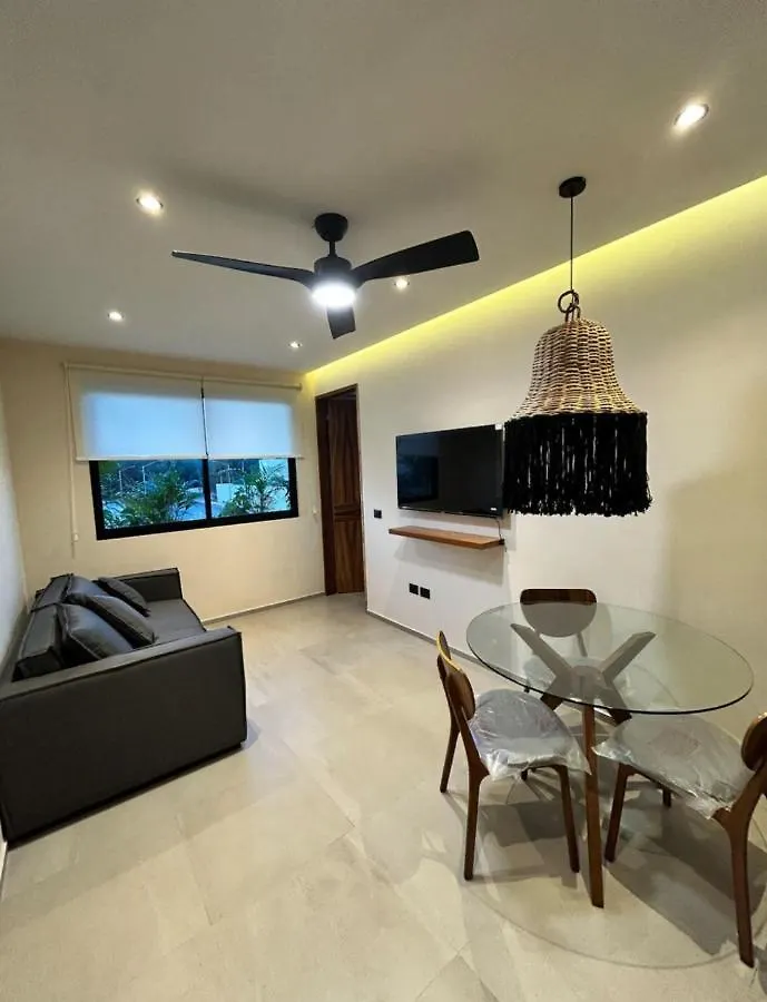 Depto#2 Lujoso Departamento En Tulum 1 Rec 아파트