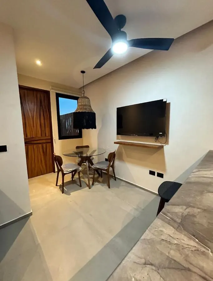 Depto#2 Lujoso Departamento En Tulum 1 Rec 아파트