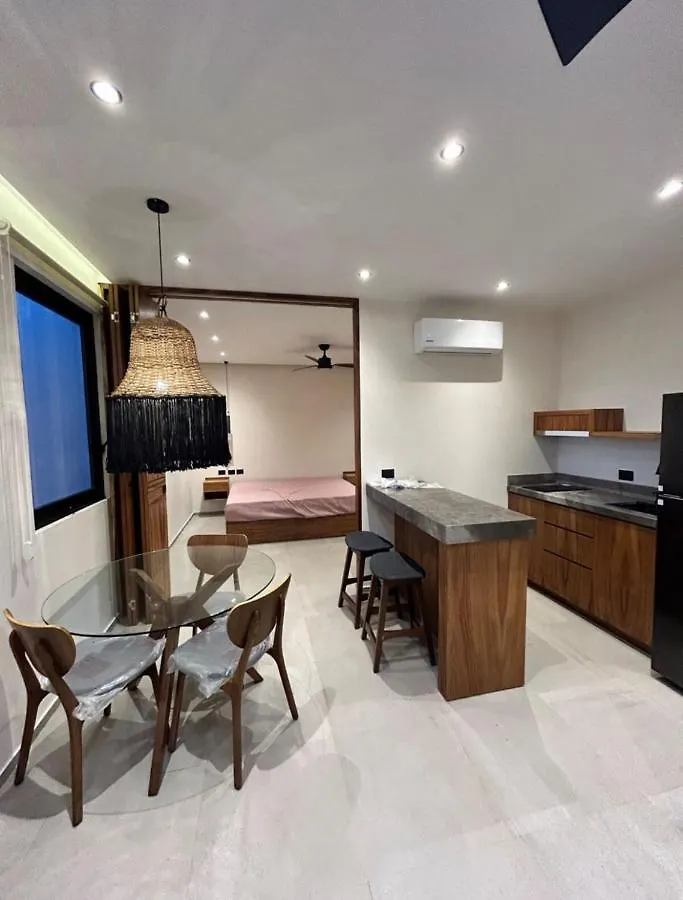 Depto#2 Lujoso Departamento En Tulum 1 Rec 아파트