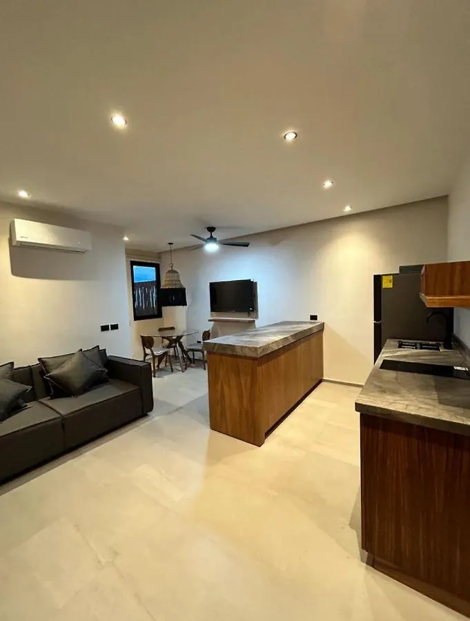 Depto#2 Lujoso Departamento En Tulum 1 Rec 아파트