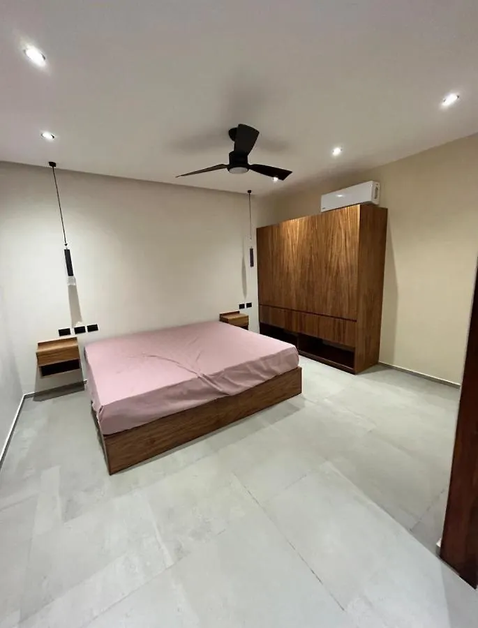 Depto#2 Lujoso Departamento En Tulum 1 Rec 아파트 0*,  멕시코