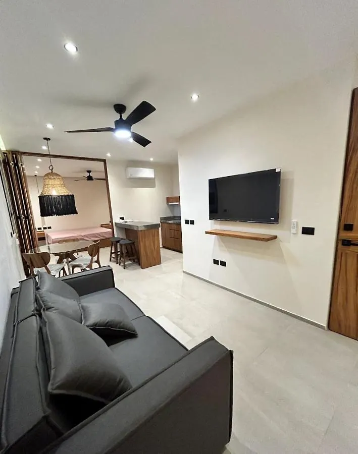 Depto#2 Lujoso Departamento En Tulum 1 Rec Apartment